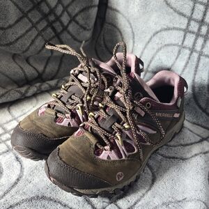 Merrell Women's All Out Blaze Hiking Shoes - Brown and Pink